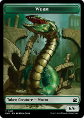 Bird // Wurm Double-Sided Token [Ravnica Remastered Tokens] | Cracking-Singles