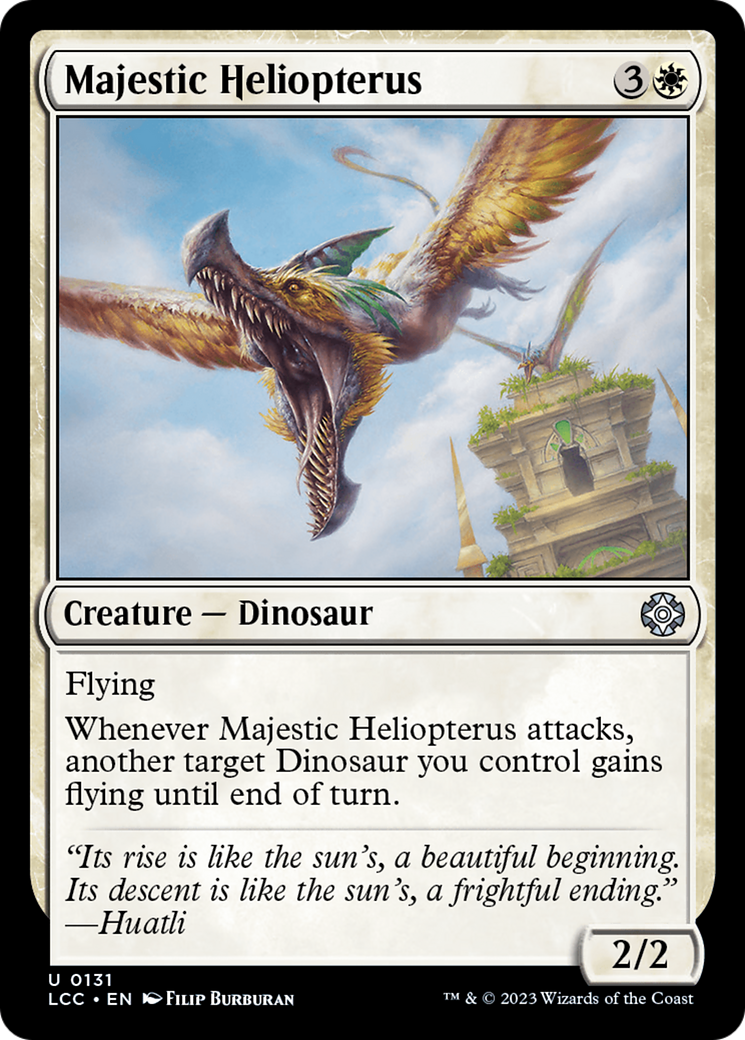 Majestic Heliopterus [The Lost Caverns of Ixalan Commander] | Cracking-Singles