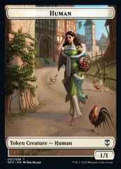 Eldrazi Spawn // Human Double-sided Token [Streets of New Capenna Commander Tokens] | Cracking-Singles