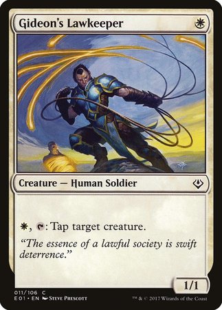 Gideon's Lawkeeper [Archenemy: Nicol Bolas] | Cracking-Singles