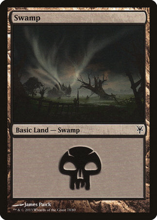 Swamp (78) [Duel Decks: Sorin vs. Tibalt] | Cracking-Singles