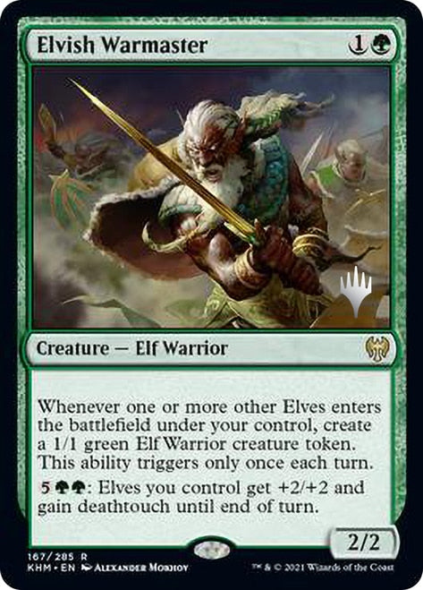 Elvish Warmaster [Kaldheim Promo Pack] | Cracking-Singles