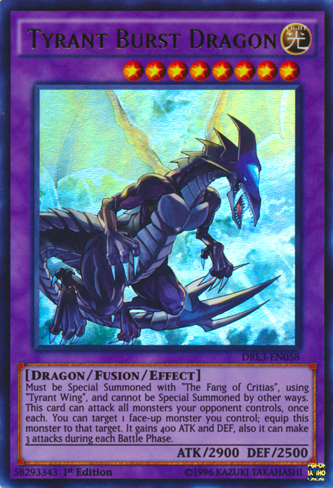 Tyrant Burst Dragon [DRL3-EN058] Ultra Rare | Cracking-Singles