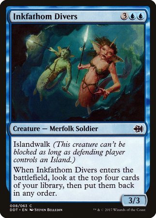 Inkfathom Divers [Duel Decks: Merfolk vs. Goblins] | Cracking-Singles