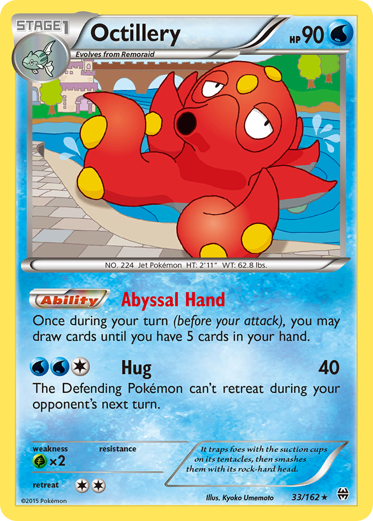 Octillery (33/162) [XY: BREAKthrough] | Cracking-Singles