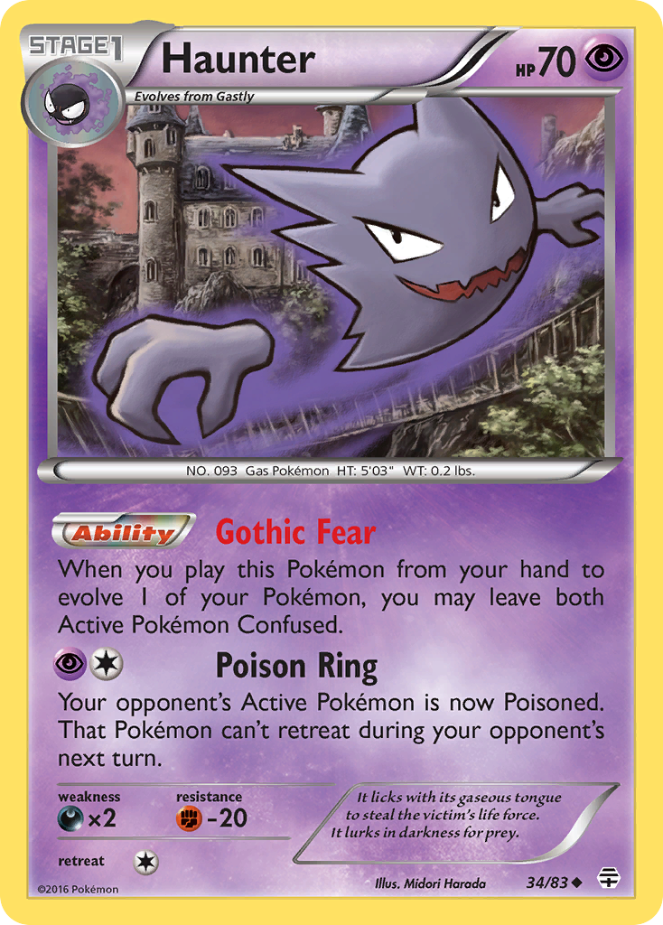 Haunter (34/83) [XY: Generations] | Cracking-Singles