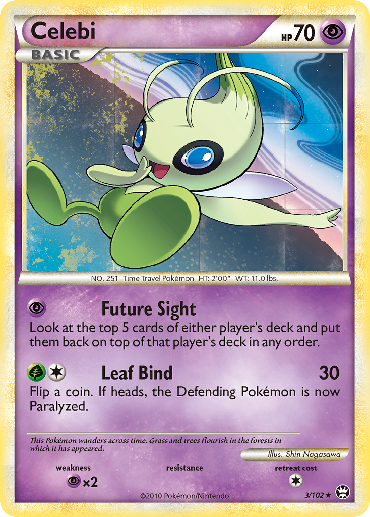 Celebi (3/102) [HeartGold & SoulSilver: Triumphant] | Cracking-Singles