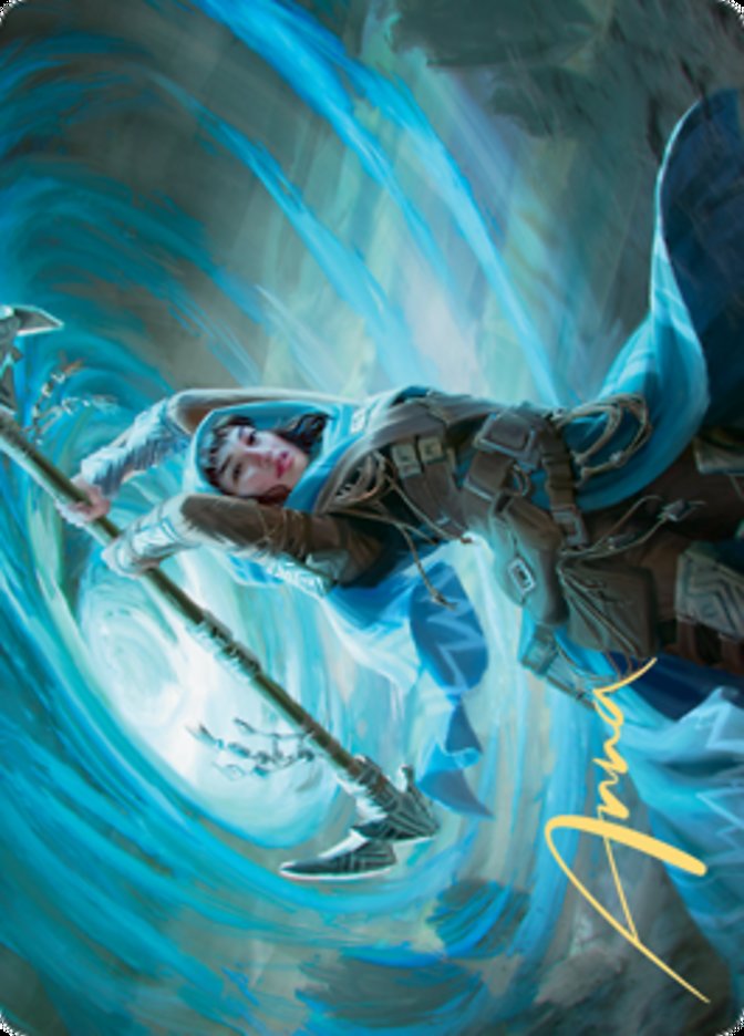 Sea Gate Stormcaller Art Card [Zendikar Rising Art Series] | Cracking-Singles