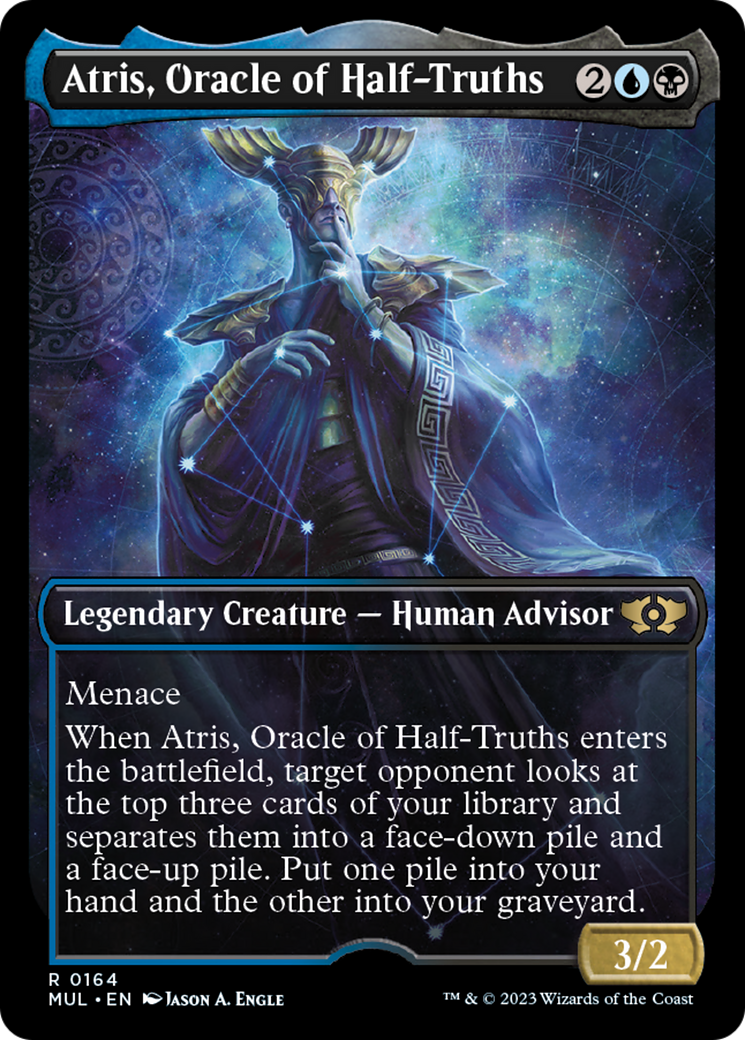 Atris, Oracle of Half-Truths (Halo Foil) [Multiverse Legends] | Cracking-Singles