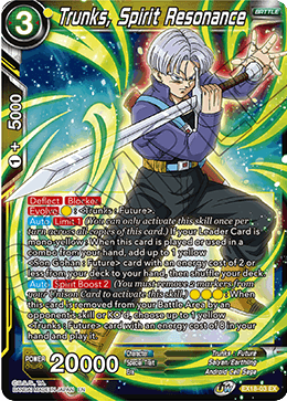 Trunks, Spirit Resonance [EX18-03] | Cracking-Singles