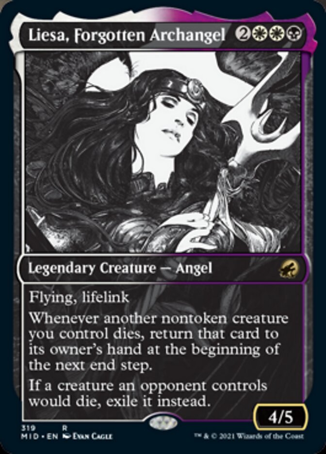 Liesa, Forgotten Archangel (Showcase Eternal Night) [Innistrad: Midnight Hunt] | Cracking-Singles