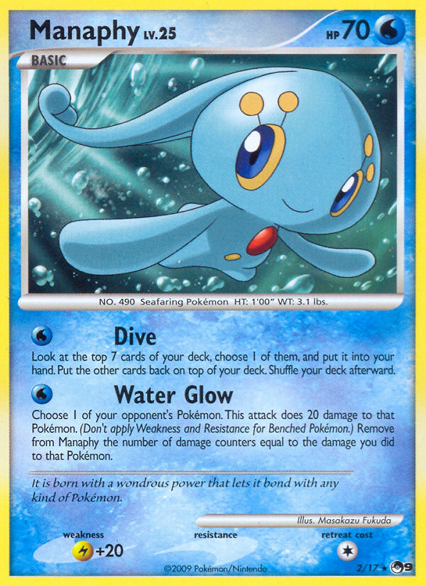 Manaphy (2/17) [POP Series 9] | Cracking-Singles