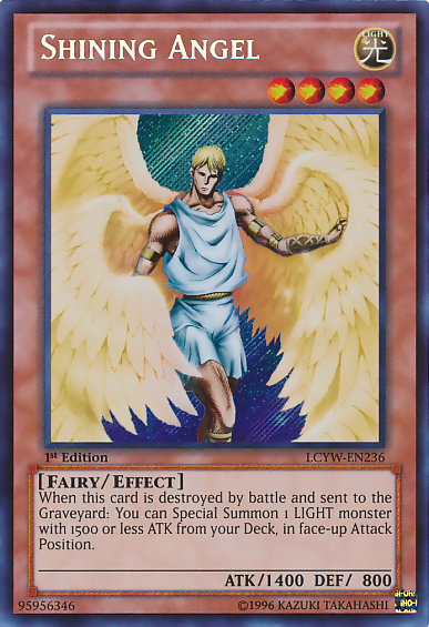 Shining Angel [LCYW-EN236] Secret Rare | Cracking-Singles