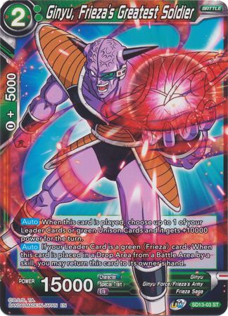 Ginyu, Frieza's Greatest Soldier (Starter Deck - Clan Collusion) [SD13-03] | Cracking-Singles