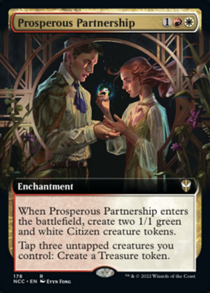 Prosperous Partnership (Extended Art) [Streets of New Capenna Commander] | Cracking-Singles