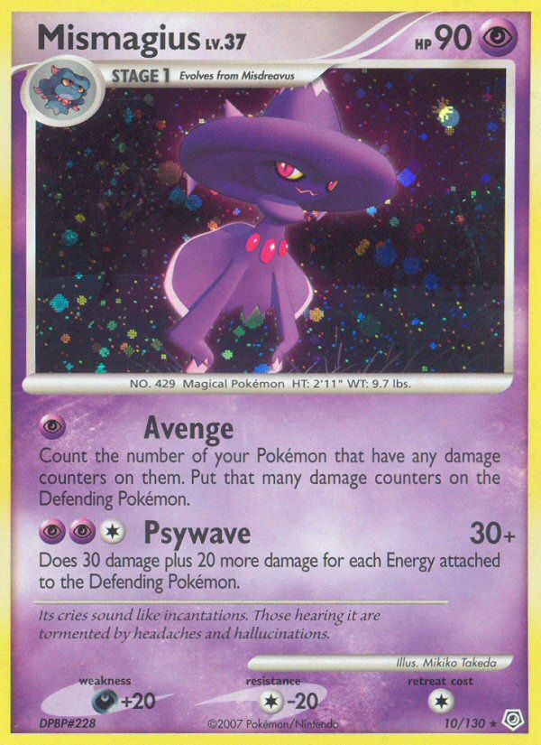 Mismagius (10/130) [Diamond & Pearl: Base Set] | Cracking-Singles