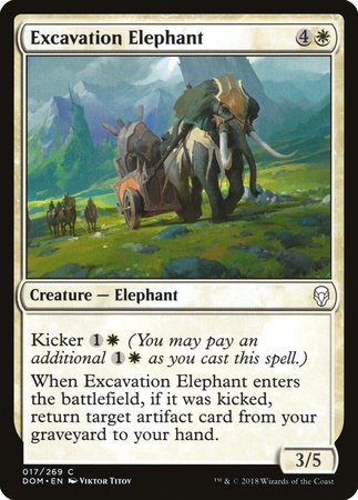 Excavation Elephant [Dominaria] | Cracking-Singles