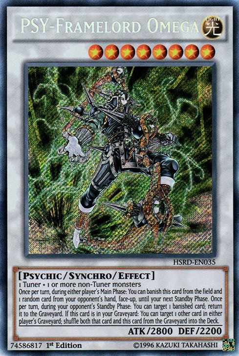 PSY-Framelord Omega [HSRD-EN035] Secret Rare | Cracking-Singles