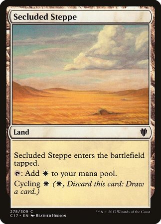 Secluded Steppe [Commander 2017] | Cracking-Singles