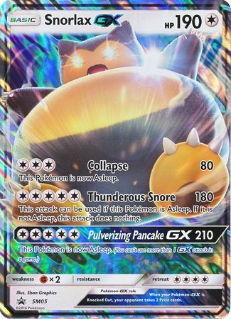 Snorlax GX (SM05) (Jumbo Card) [Sun & Moon: Black Star Promos] | Cracking-Singles