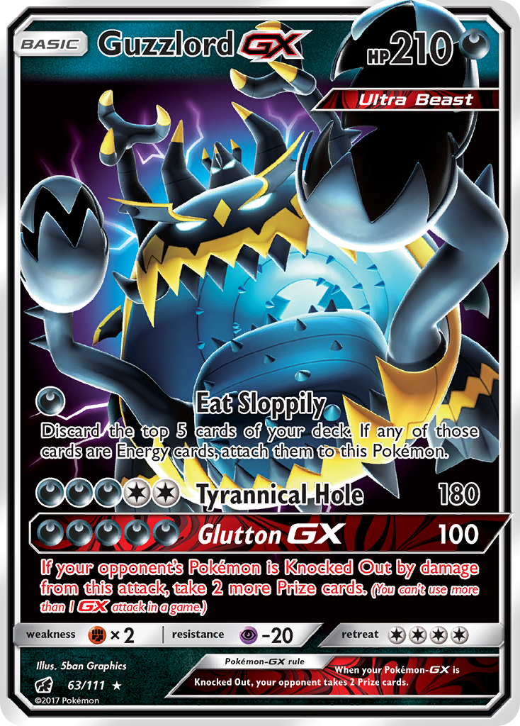 Guzzlord GX (63/111) [Sun & Moon: Crimson Invasion] | Cracking-Singles