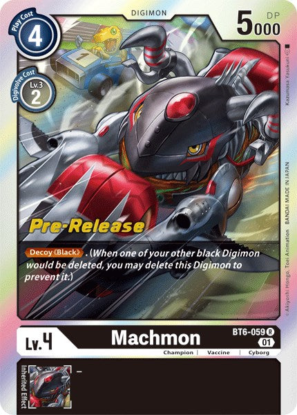 Machmon [BT6-059] [Double Diamond Pre-Release Cards] | Cracking-Singles