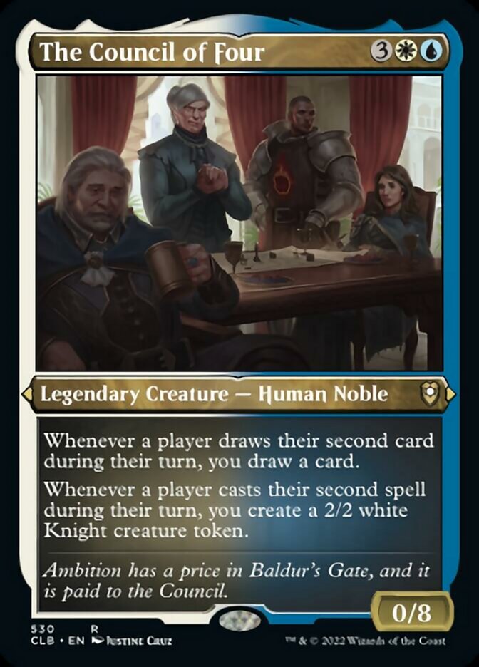 The Council of Four (Foil Etched) [Commander Legends: Battle for Baldur's Gate] | Cracking-Singles