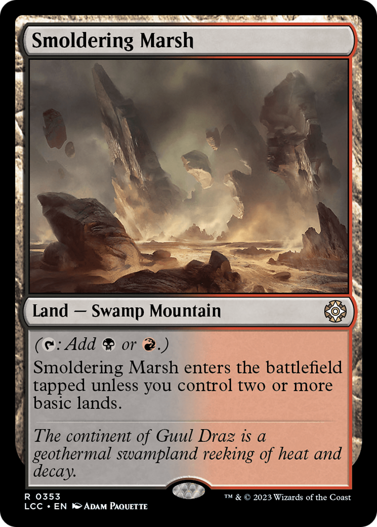 Smoldering Marsh [The Lost Caverns of Ixalan Commander] | Cracking-Singles