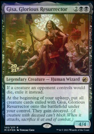 Gisa, Glorious Resurrector [Innistrad: Midnight Hunt Prerelease Promos] | Cracking-Singles