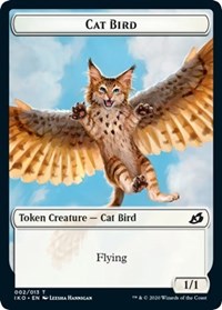 Cat Bird // Human Soldier (004) Double-sided Token [Ikoria: Lair of Behemoths Tokens] | Cracking-Singles