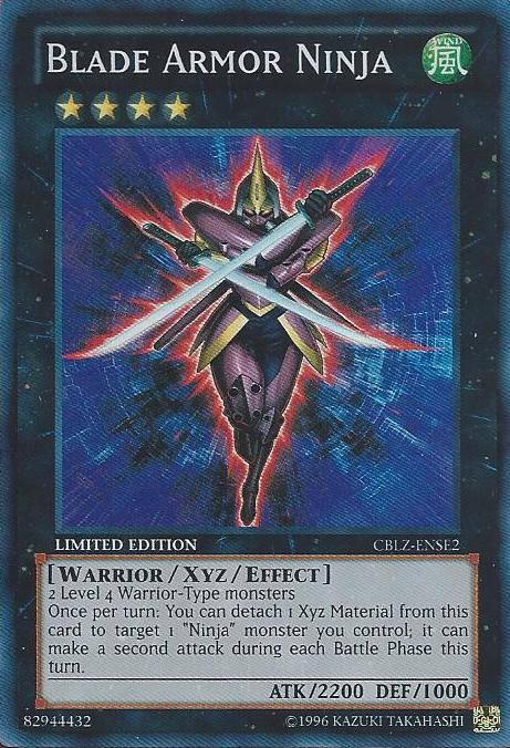 Blade Armor Ninja [CBLZ-ENSE2] Super Rare | Cracking-Singles