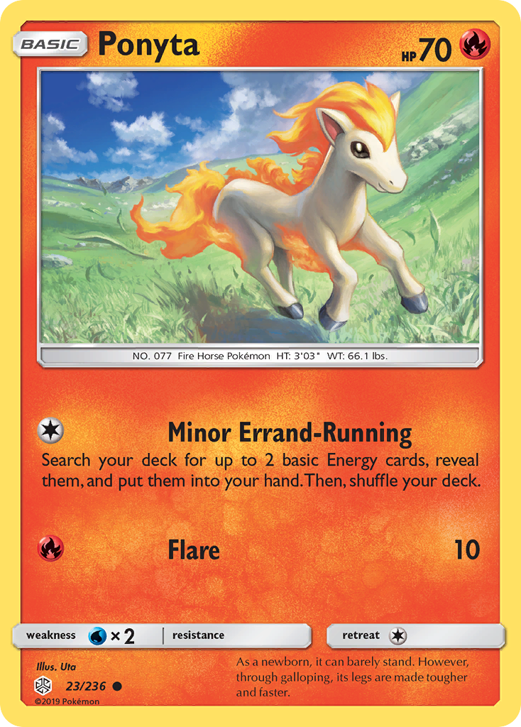 Ponyta (23/236) [Sun & Moon: Cosmic Eclipse] | Cracking-Singles