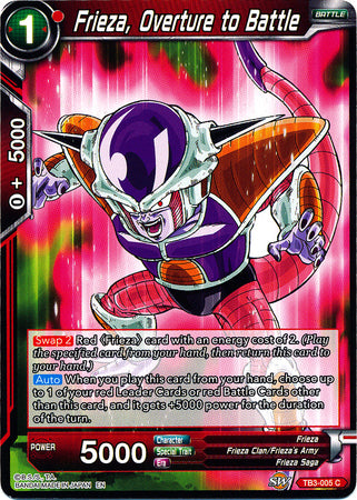 Frieza, Overture to Battle [TB3-005] | Cracking-Singles