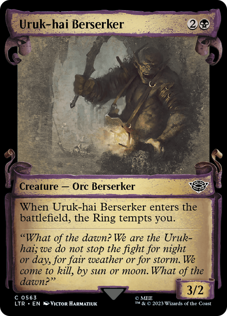 Uruk-hai Berserker [The Lord of the Rings: Tales of Middle-Earth Showcase Scrolls] | Cracking-Singles