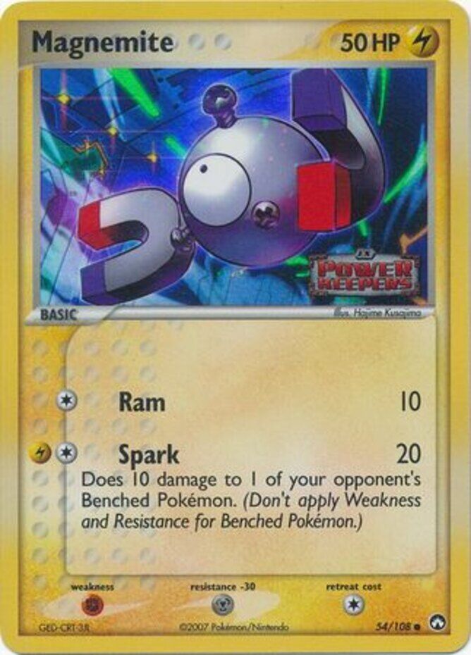 Magnemite (54/108) (Stamped) [EX: Power Keepers] | Cracking-Singles