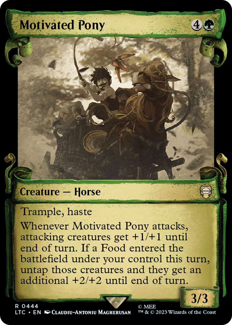 Motivated Pony [The Lord of the Rings: Tales of Middle-Earth Commander Showcase Scrolls] | Cracking-Singles