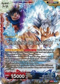 Son Goku // Ultra Instinct Son Goku, Limits Surpassed [BT9-100] | Cracking-Singles