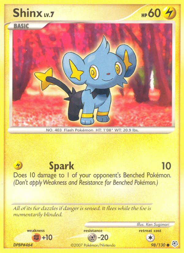 Shinx (98/130) [Diamond & Pearl: Base Set] | Cracking-Singles