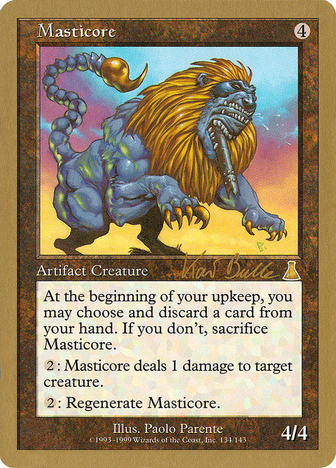 Masticore (Kai Budde) [World Championship Decks 1999] | Cracking-Singles