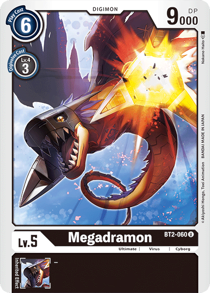 Megadramon [BT2-060] [Release Special Booster Ver.1.0] | Cracking-Singles