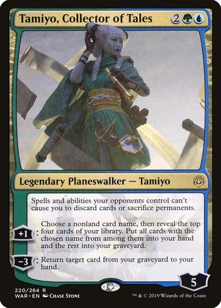 Tamiyo, Collector of Tales [War of the Spark] | Cracking-Singles