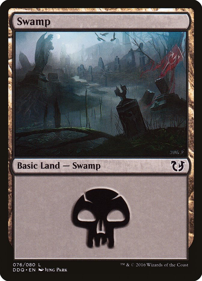 Swamp (76) [Duel Decks: Blessed vs. Cursed] | Cracking-Singles