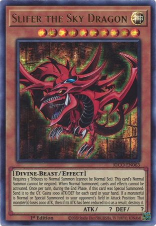 Slifer the Sky Dragon (Ultra Pharaoh's Rare) [KICO-EN063] Ultra Pharaoh’s Rare | Cracking-Singles