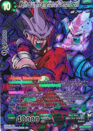 Majin Buu, Incarnation of Demonic Evil [BT12-153] | Cracking-Singles