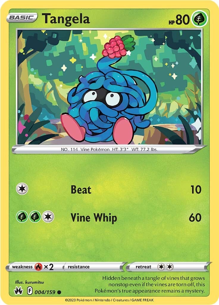 Tangela (004/159) [Sword & Shield: Crown Zenith] | Cracking-Singles