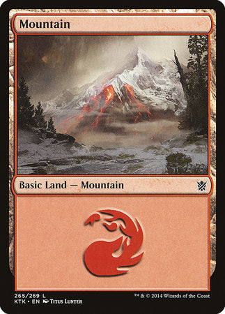 Mountain (265) [Khans of Tarkir] | Cracking-Singles