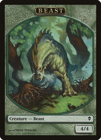 Beast Token [Zendikar Tokens] | Cracking-Singles