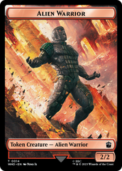 Soldier // Alien Warrior Double-Sided Token [Doctor Who Tokens] | Cracking-Singles