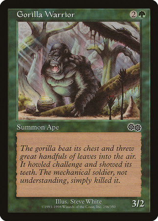 Gorilla Warrior [Urza's Saga] | Cracking-Singles