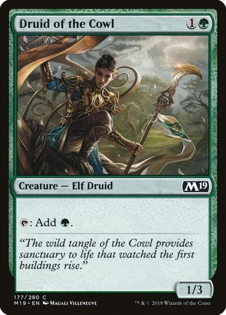 Druid of the Cowl [Core Set 2019] | Cracking-Singles